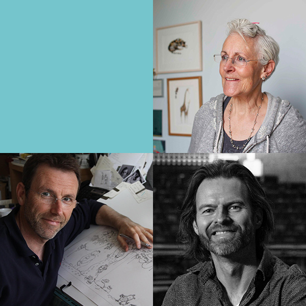 Picture Books: Where Imagery and Stories Meet, with David Melling & Vivian French, Guest Ross Collins