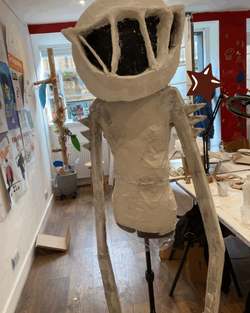 Art work created by one of the young people funded through the youth led fund.